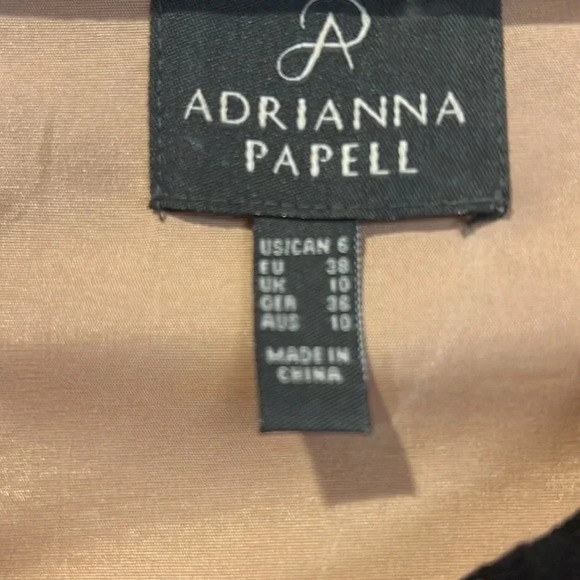 Adrianna Papell Sheath black lace sheath dress size 6 - Picture 6 of 11